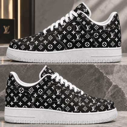 Louis Vuitton | Monochrome Monogram Print Sneakers Winter 2026 Collection