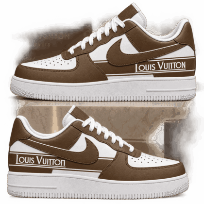 Louis Vuitton | Mocha Wordmark Stripe Sneakers Fall 2026 Collection