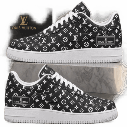 Louis Vuitton | Monochrome Monogram Print Sneakers Winter 2026 Collection