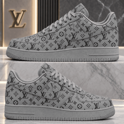 Louis Vuitton | Monochrome Monogram Print Sneakers Winter 2026 Collection