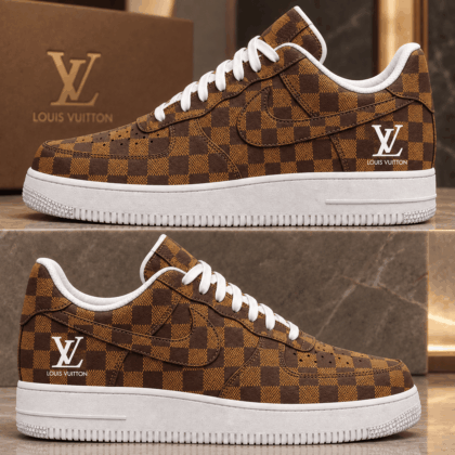 Louis Vuitton | Ebene Checkerboard Canvas Sneakers Winter 2026 Collection