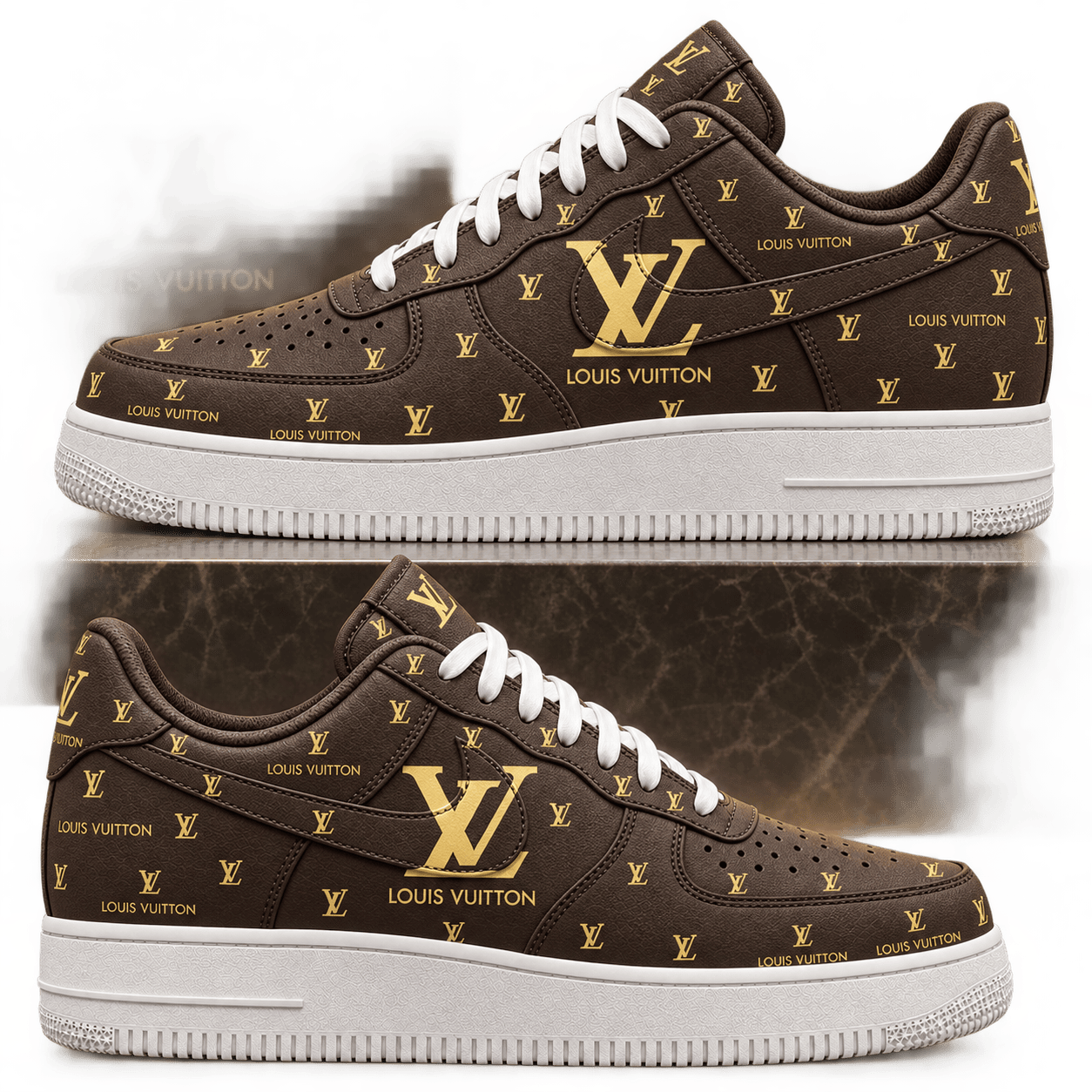 Louis Vuitton | Golden Monogram Print Sneakers Fall 2026 Collection