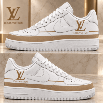 Louis Vuitton | Golden Logo Stripe Sneakers Fall 2026 Collection