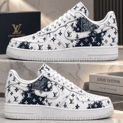 Louis Vuitton | Bandana Monogram Splatter Sneakers Winter 2026 Collection