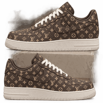 Louis Vuitton | Chocolate Monogram Print Sneakers Winter 2026 Collection