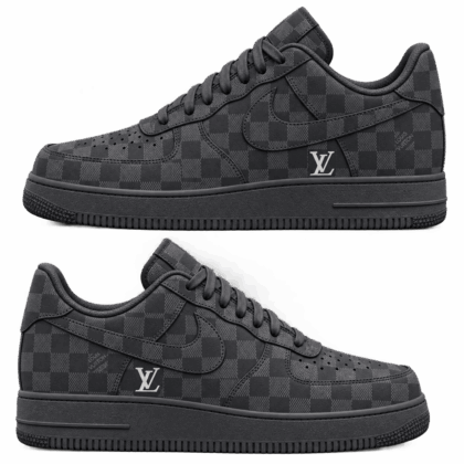 Louis Vuitton | Graphite Checkerboard Sneakers Fall 2026 Collection