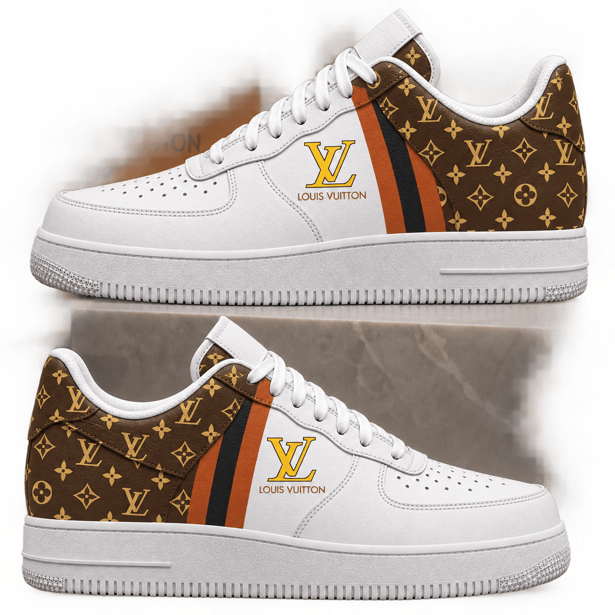 Louis Vuitton | Monogram Racing Stripe Sneakers Fall 2026 Collection