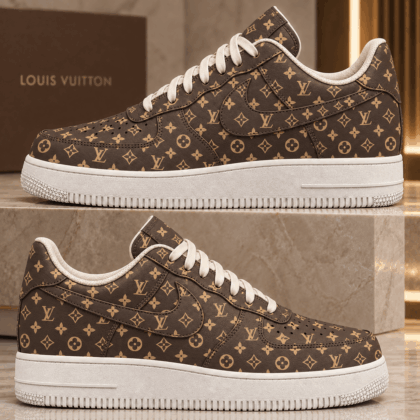 Louis Vuitton | Brown Monogram Canvas Sneakers Winter 2026 Collection