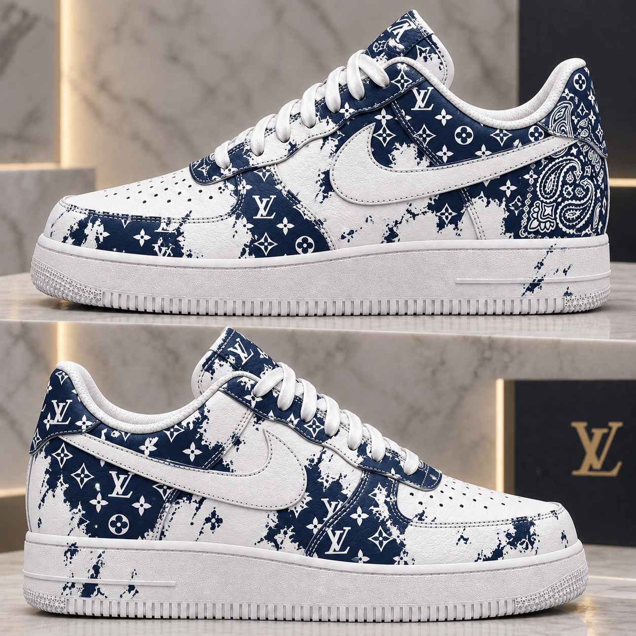 Louis Vuitton | Monogram Paint Splatter Sneakers Fall 2026 Collection
