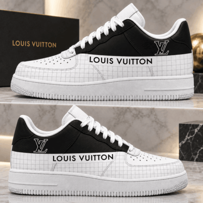 Louis Vuitton | Monochrome Grid Logo Sneakers Winter 2026 Collection