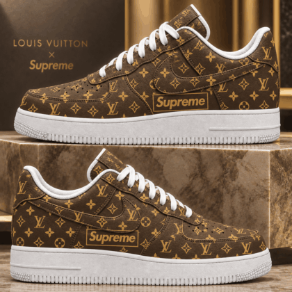 Louis Vuitton | Supreme Monogram Canvas Sneakers Winter 2026 Collection
