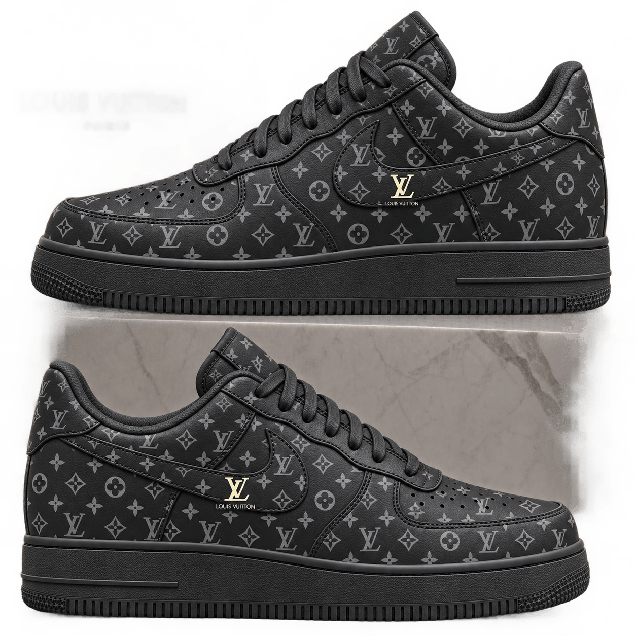 Louis Vuitton | Shadow Monogram Print Sneakers Winter 2026 Collection