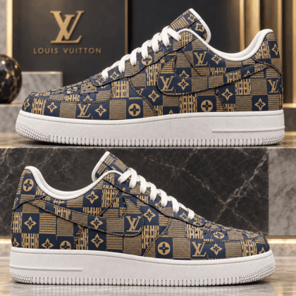 Louis Vuitton | Patchwork Monogram Grid Sneakers Winter 2026 Collection