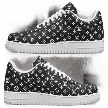 Louis Vuitton | Monochrome Heritage Monogram Sneakers Winter 2026 Collection