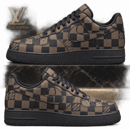 Louis Vuitton | Ebony Checkered Canvas Sneakers Fall 2026 Collection