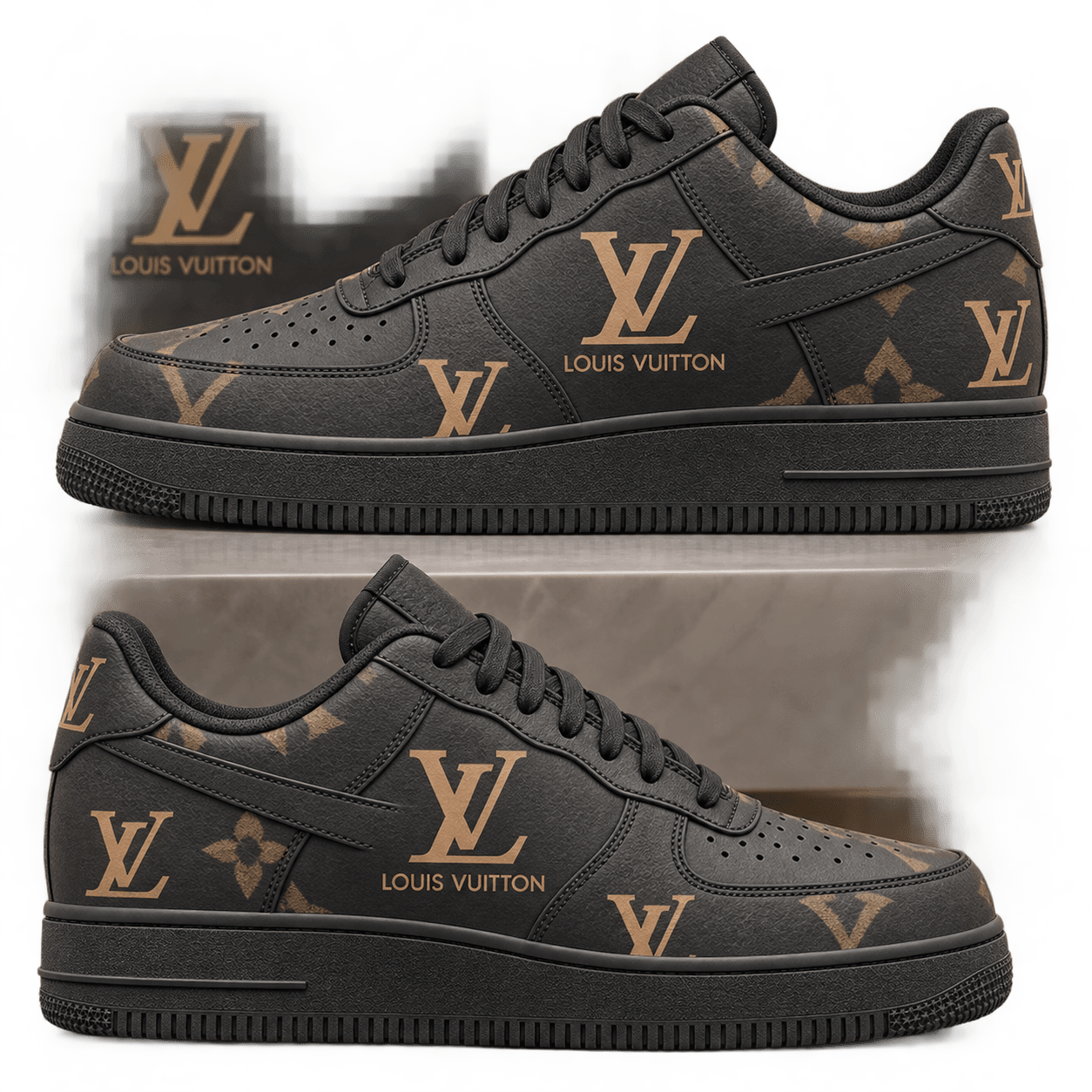 Louis Vuitton | Oversized Monogram Print Sneakers Fall 2026 Collection