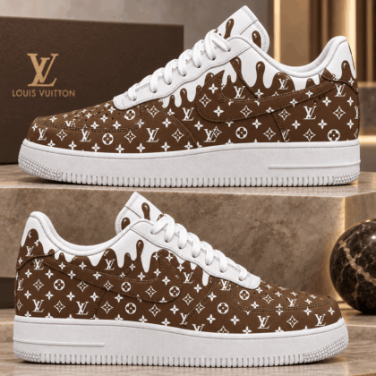 Louis Vuitton | Chocolate Monogram Drip Sneakers Fall 2026 Collection
