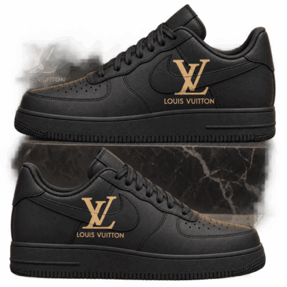 Louis Vuitton | Gold Monogram Emblem Sneakers Winter 2026 Collection