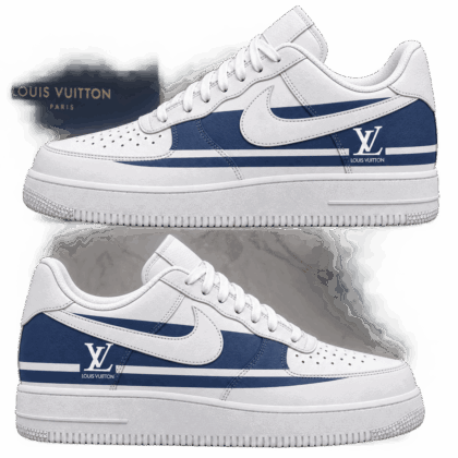 Louis Vuitton | Navy Racing Stripe Sneakers Fall 2026 Collection