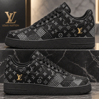 Louis Vuitton | Monogram Patchwork Print Sneakers Winter 2026 Collection
