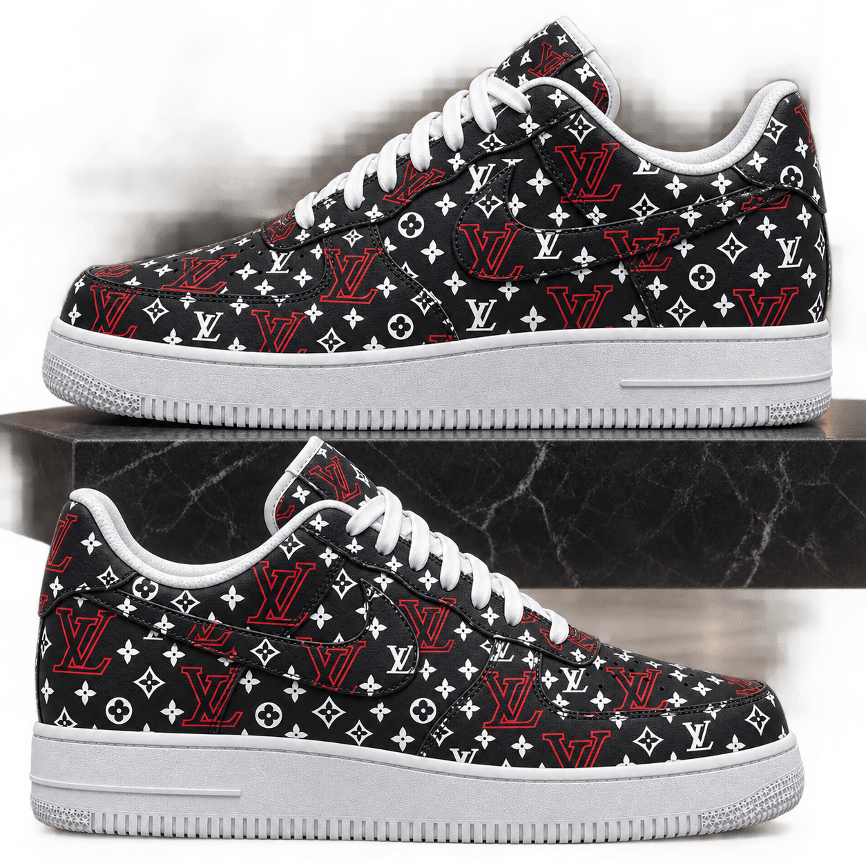 Louis Vuitton | Tricolor Monogram Print Sneakers Winter 2026 Collection