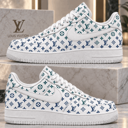 Louis Vuitton | Gradient Monogram Floral Print Sneakers Fall 2026 Collection