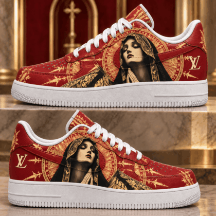 Louis Vuitton | Sacred Madonna Icon Print Sneakers Winter 2026 Collection