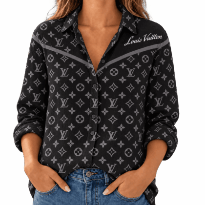 Louis Vuitton | Monogram Stripe Print Linen Shirt Fall 2026 Collection