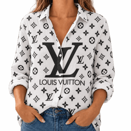 Louis Vuitton | Oversized Monogram Print Linen Shirt Fall 2026 Collection
