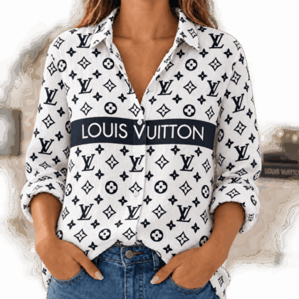 Louis Vuitton | Monogram Band Print Linen Shirt Winter 2026 Collection