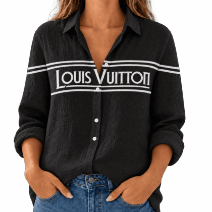 Louis Vuitton | Signature Double Stripe Linen Shirt Fall 2026 Collection
