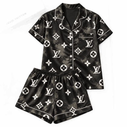 Louis Vuitton | Distressed Monogram Print Pajamas Set Fall 2026 Collection