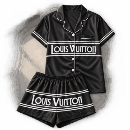 Louis Vuitton | Varsity Wordmark Stripe Pajamas Set Fall 2026 Collection