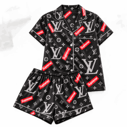 Louis Vuitton | Box Logo Monogram Print Pajamas Set Winter 2026 Collection