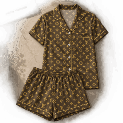 Louis Vuitton | Golden Heritage Monogram Pajamas Set Fall 2026 Collection