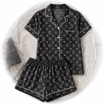Louis Vuitton | Midnight Monogram Print Pajamas Set Fall 2026 Collection