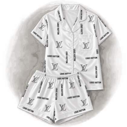 Louis Vuitton | Monogram Logo Scatter Pajamas Set Fall 2026 Collection