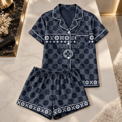 Louis Vuitton | Heart Dot Monogram Pajamas Set Fall 2026 Collection