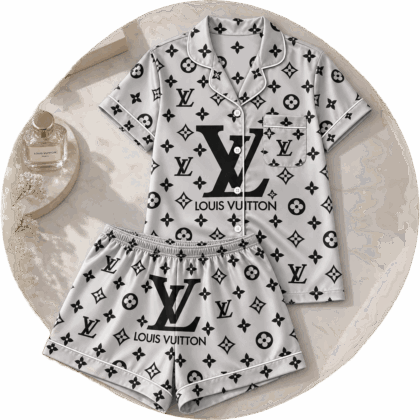 Louis Vuitton | Oversized Monogram Floral Print Pajamas Set Winter 2026 Collection