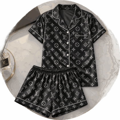 Louis Vuitton | Midnight Monogram Print Pajamas Set Fall 2026 Collection