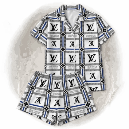 Louis Vuitton | Monogram Tile Grid Pajamas Set Winter 2026 Collection