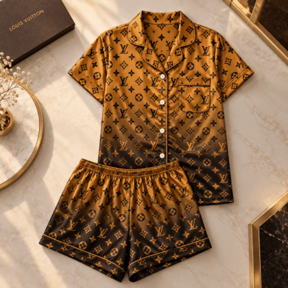 Louis Vuitton | Ombre Monogram Print Pajamas Set Winter 2026 Collection