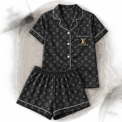 Louis Vuitton | Midnight Monogram Print Pajamas Set Winter 2026 Collection