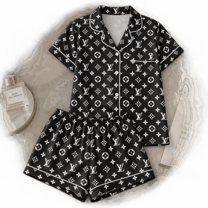 Louis Vuitton | Monochrome Heritage Monogram Pajamas Set Fall 2026 Collection