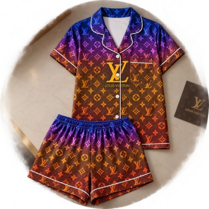 Louis Vuitton | Sunset Gradient Monogram Pajamas Set Fall 2026 Collection