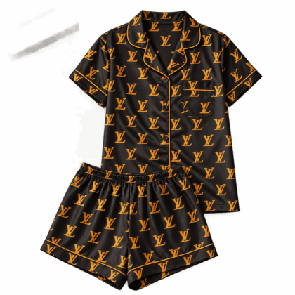 Louis Vuitton | Orange Monogram Print Pajamas Set Fall 2026 Collection