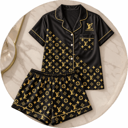 Louis Vuitton | Golden Monogram Gradient Pajamas Set Winter 2026 Collection