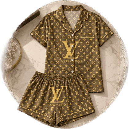 Louis Vuitton | Oversized Monogram Print Pajamas Set Fall 2026 Collection