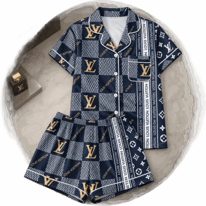 Louis Vuitton | Monogram Check Patchwork Pajamas Set Winter 2026 Collection