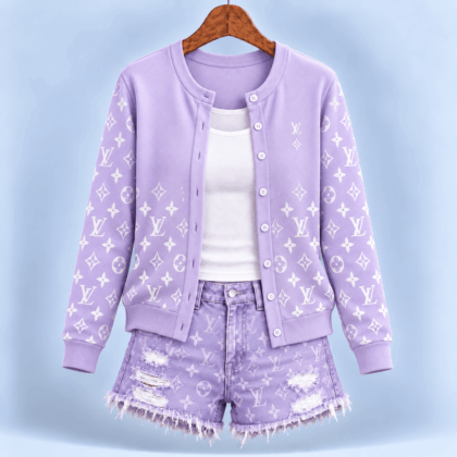 Louis Vuitton | Premium Signature Monogram Cardigan Hanging Collection 01